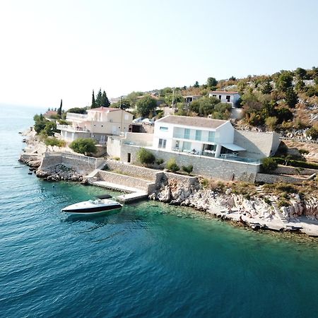 Barić Draga Villa Basthel Direct Aan Zee ,Verwarmd Zwembad En Sauna מראה חיצוני תמונה