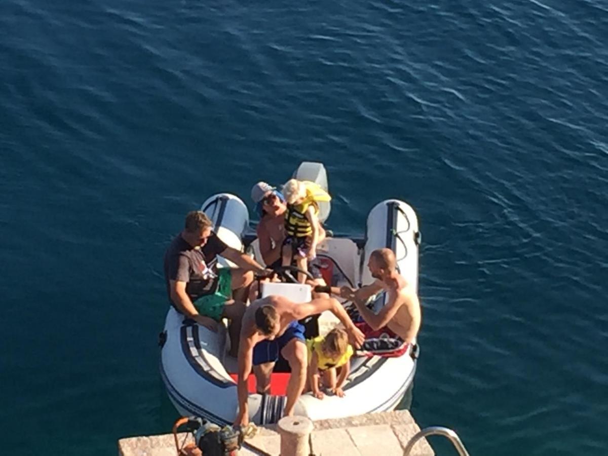 Barić Draga Villa Basthel Direct Aan Zee ,Verwarmd Zwembad En Sauna מראה חיצוני תמונה
