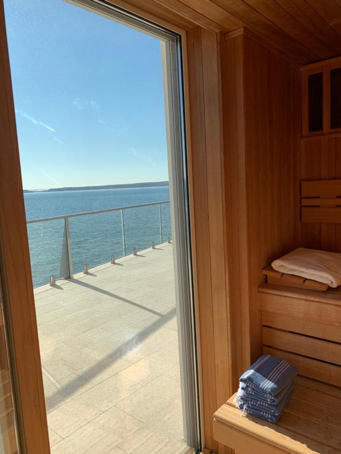Barić Draga Villa Basthel Direct Aan Zee ,Verwarmd Zwembad En Sauna מראה חיצוני תמונה