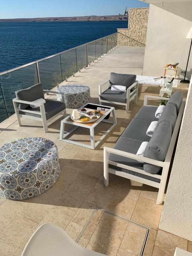Barić Draga Villa Basthel Direct Aan Zee ,Verwarmd Zwembad En Sauna מראה חיצוני תמונה